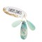 Earth's Jewels Semi-Precious Natural Amazonite Matte Teardrop Pendants